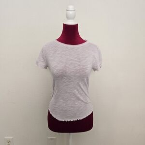 We The Free Be My Baby Cropped Fitted Tee Pink XS
